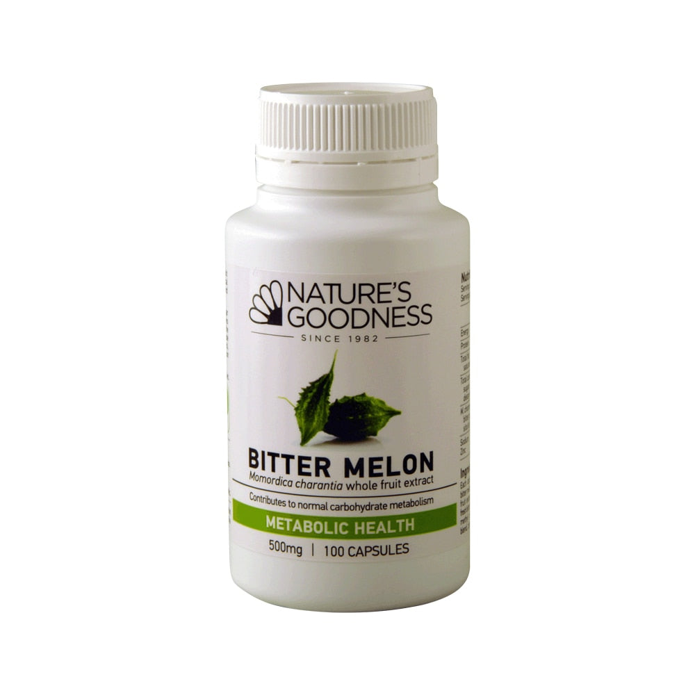 Nature's Goodness Bitter Melon Capsules 500mg 100c