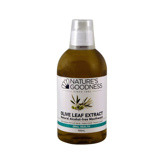 Nature's Goodness Olive Leaf Extract Mouthwash (Alcohol-Free) 500ml