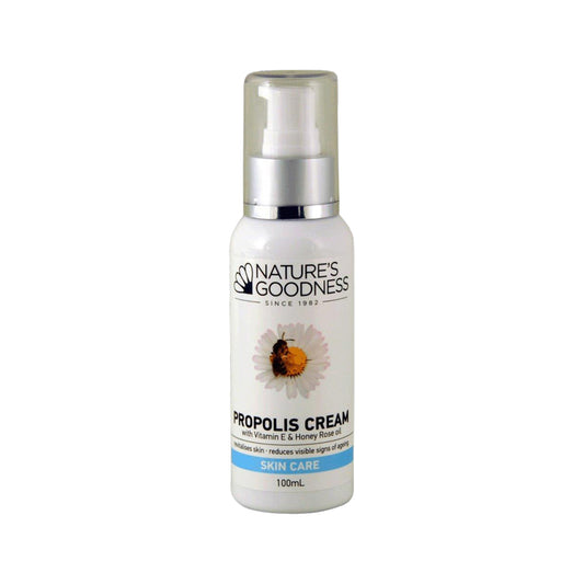 Nature's Goodness Propolis Cream with Vitamin E & Honey Rose Oil 100ml