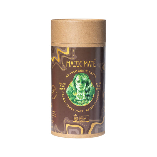 Naturally Driven Organic Adaptogenic Latte Majic Mate Cacao (Yerba Mate, Reishi & Spices) 250g