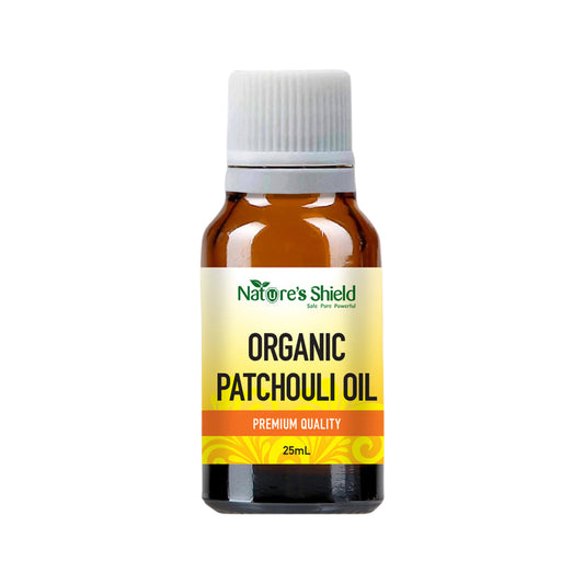 Nature's Shield Organic Essential Oil Patchouli 25ml