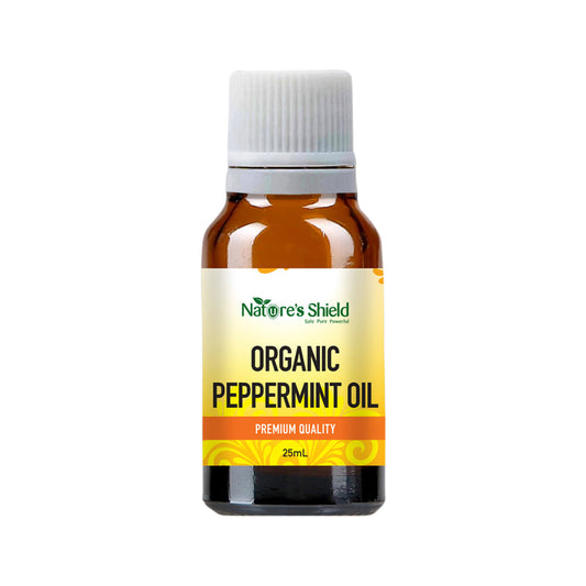 Nature's Shield Organic Essential Oil  Peppermint 25ml