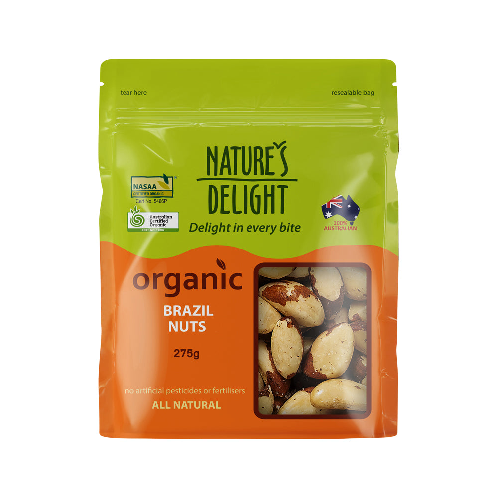 Nature's Delight Organic Brazil Nuts 275g