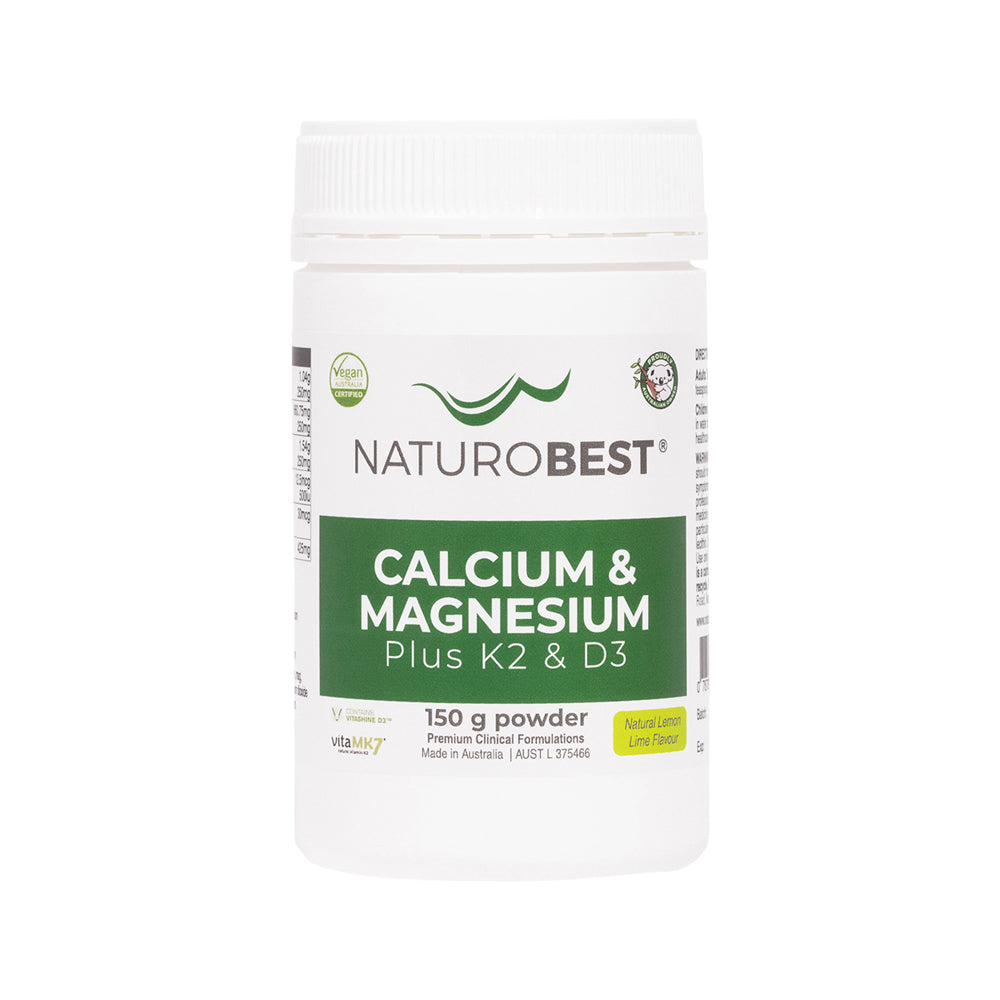 NaturoBest Calcium & Magnesium Plus K2 & D3 150g