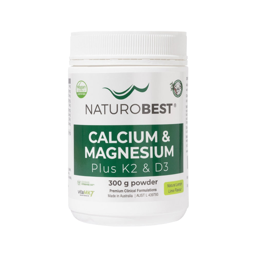 NaturoBest Calcium & Magnesium Plus K2 & D3 300g