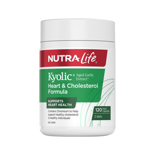 NutraLife Kyolic (Aged Garlic Extract) Heart & Cholesterol Formula 120c