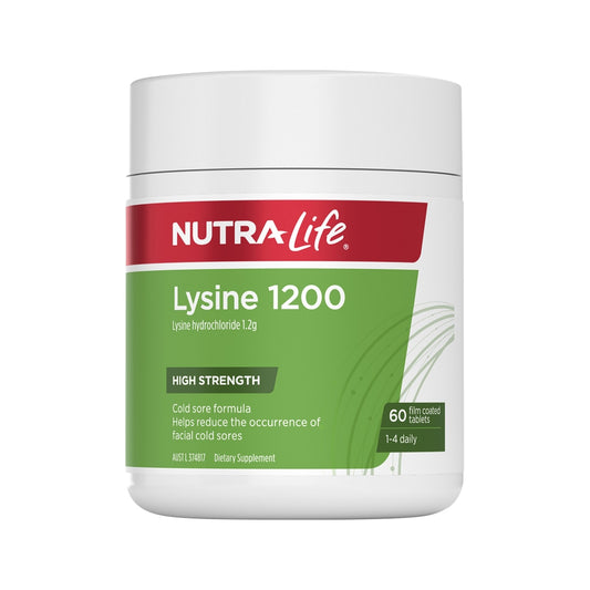 NutraLife Lysine 1200 60t