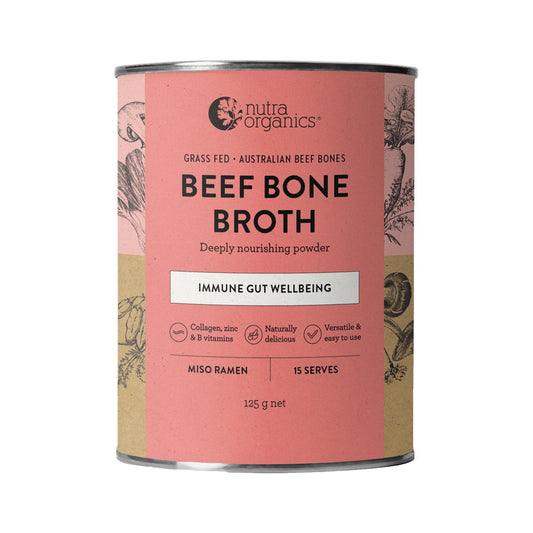 Nutra Organics Bone Broth Beef Miso Ramen 125g