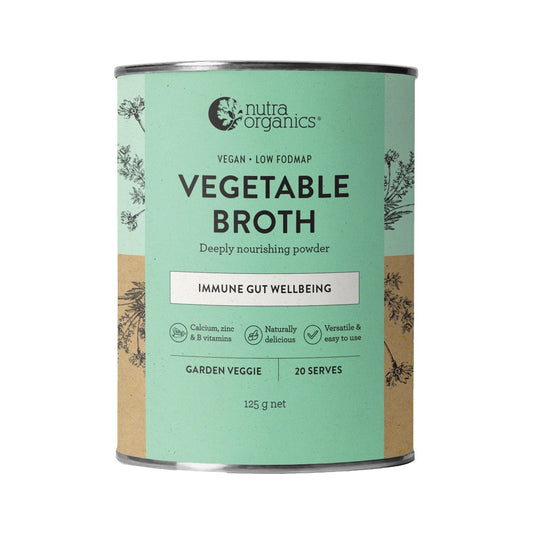 Nutra Organics Broth Vegetable Garden Veggie 125g