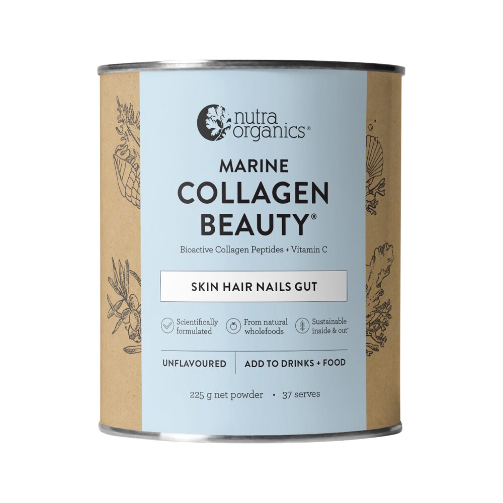 Nutra Organics Marine Collagen Beauty Unflavoured 225g