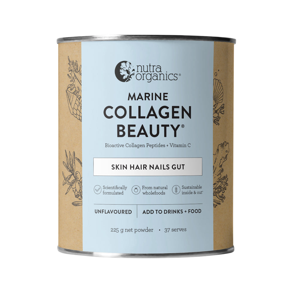 Nutra Organics Marine Collagen Beauty Unflavoured 225g