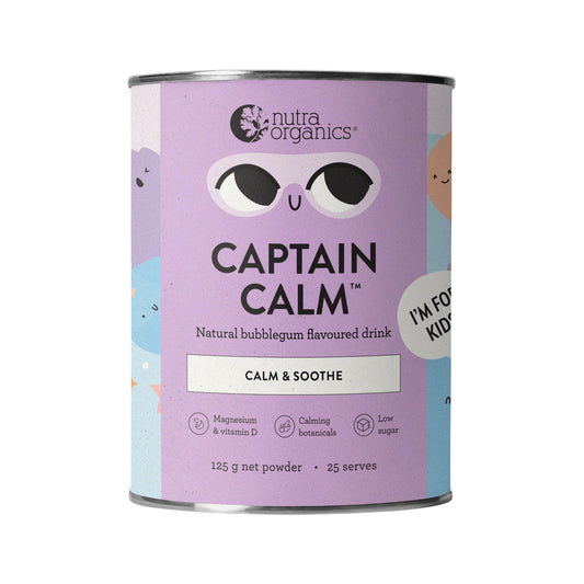 Nutra Organics Captain Calm Bubblegum 125g