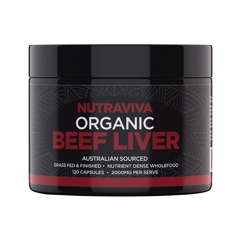 Nutraviva Organic Beef Liver 120c