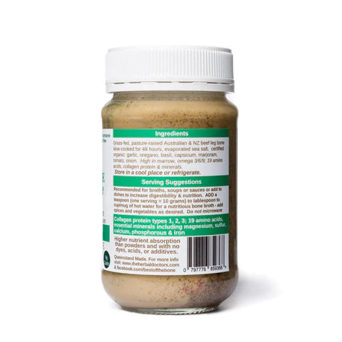 Bone Broth Concentrate Italian Herb and Garlic 350g