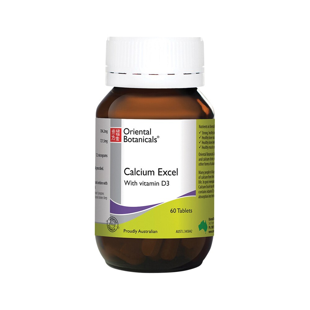 Oriental Botanicals Calcium Excel 60t