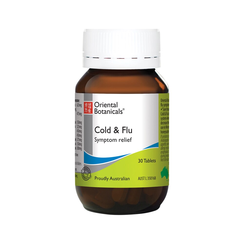 Oriental Botanicals Cold & Flu 30t