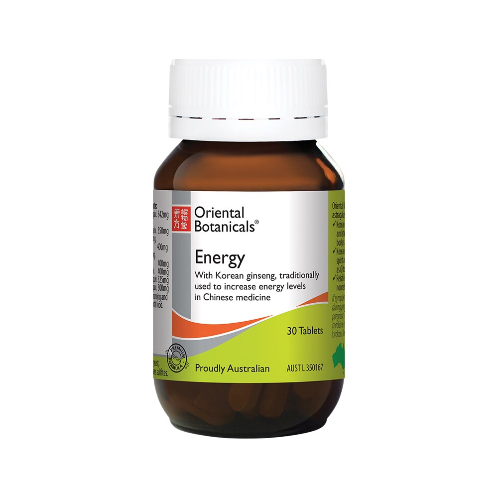 Oriental Botanicals Energy 30t