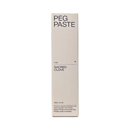 PEG PASTE TOOTHPASTE SACRED CLOVE TUBE 100G