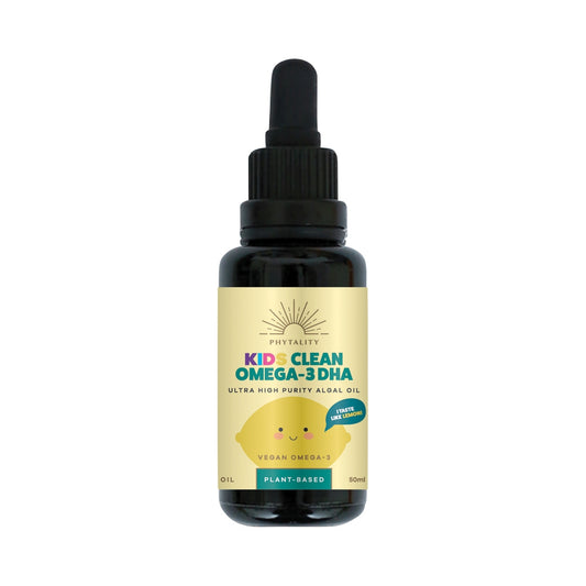 PHYTALITY KIDS CLEAN OMEGA-3 DHA PLANT BASED LEMON 50ML