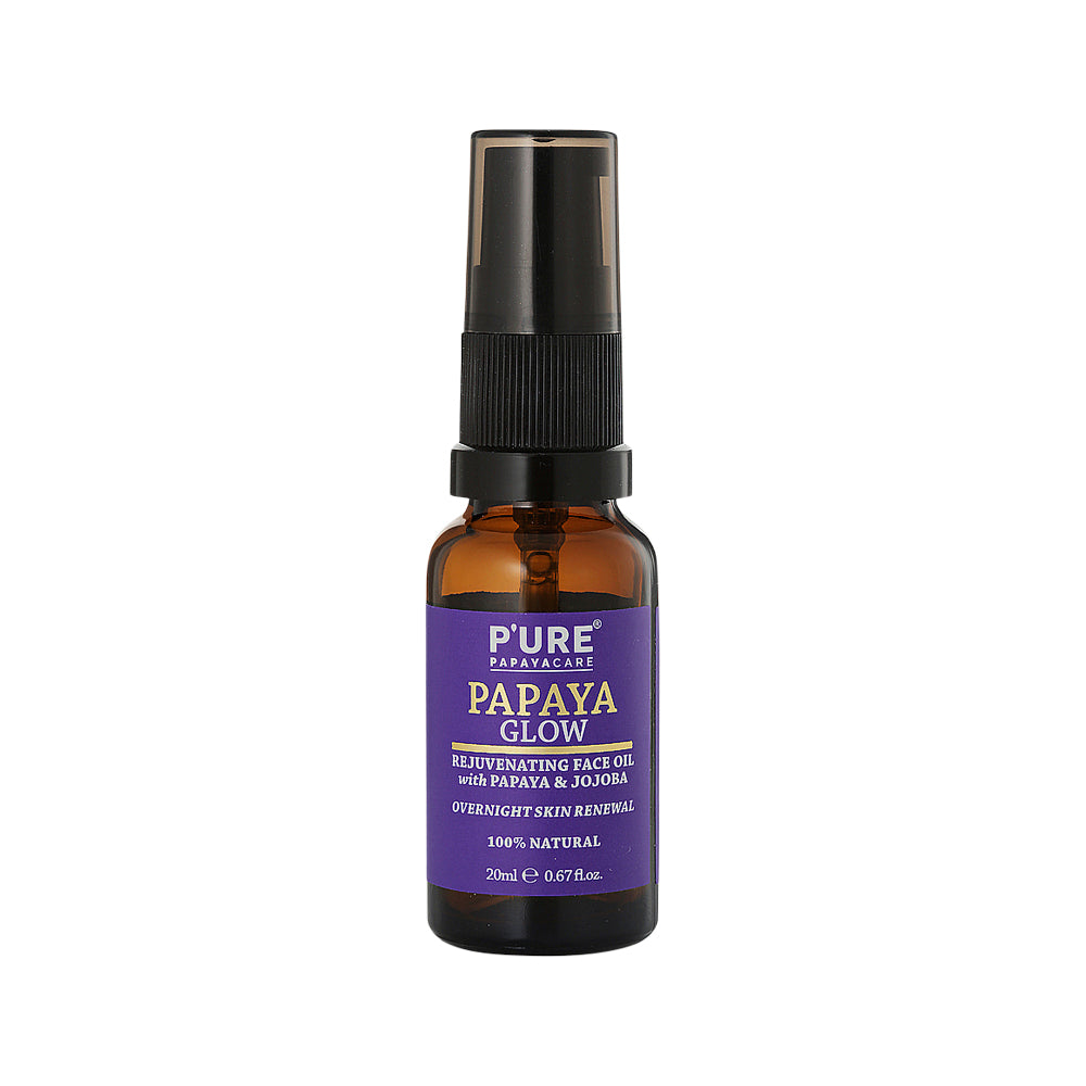 P'URE Papayacare Papaya Glow (Rejuvenating Face Oil with Papaya & Jojoba) 20ml