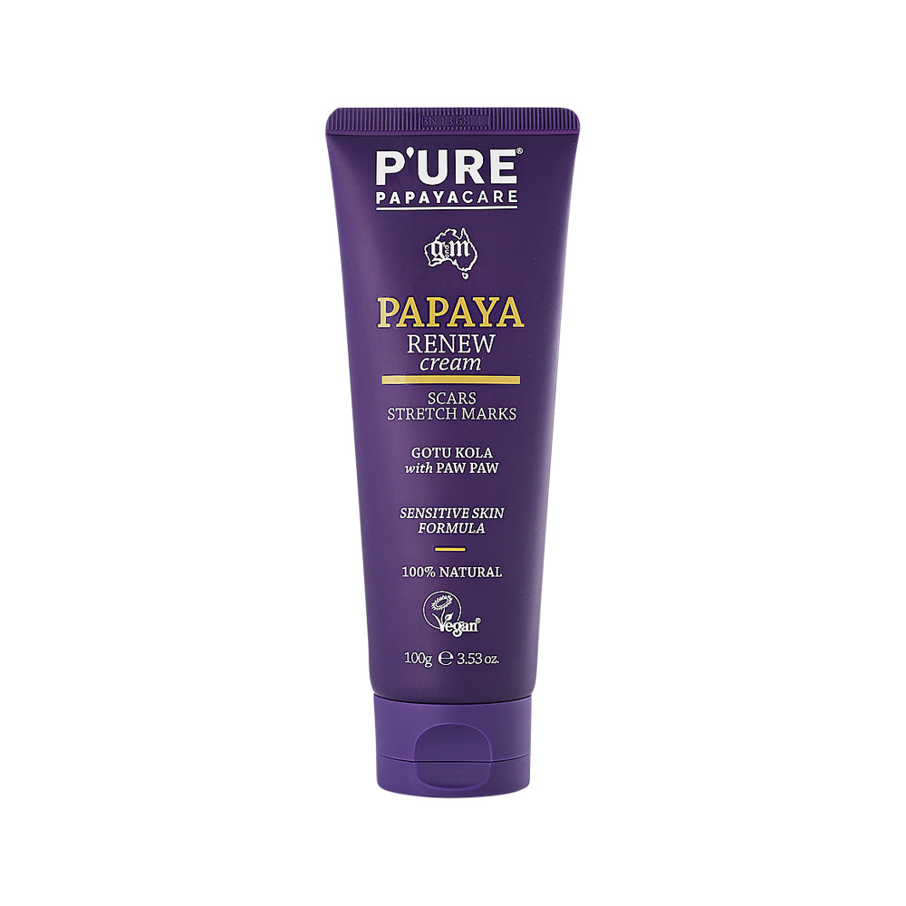 P'URE Papayacare Papaya Renew Cream (Gotu Kola with Paw Paw) 100g