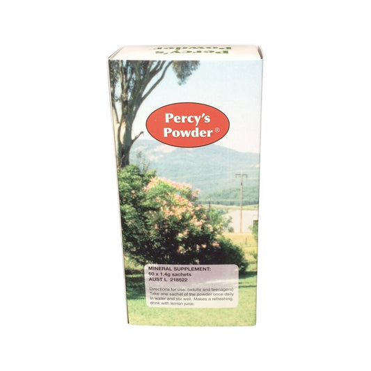 Percy's Products Percy's Powder (Mineral Supplement) Sachets 1.4g x 60 Pack