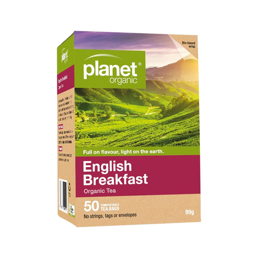 Planet Organic Organic Tea English Breakfast x 50 Tea Bags