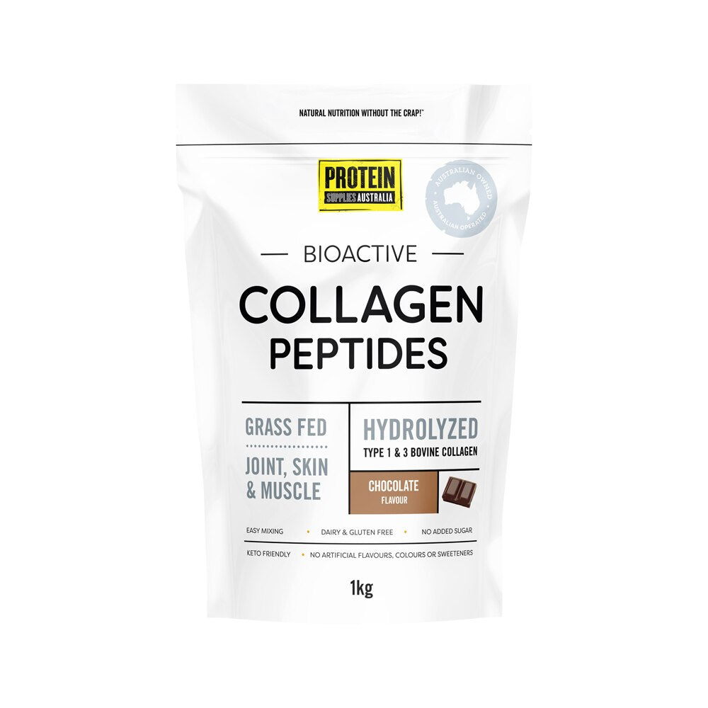 Protein Supplies Australia Collagen Peptides Chocolate 1kg