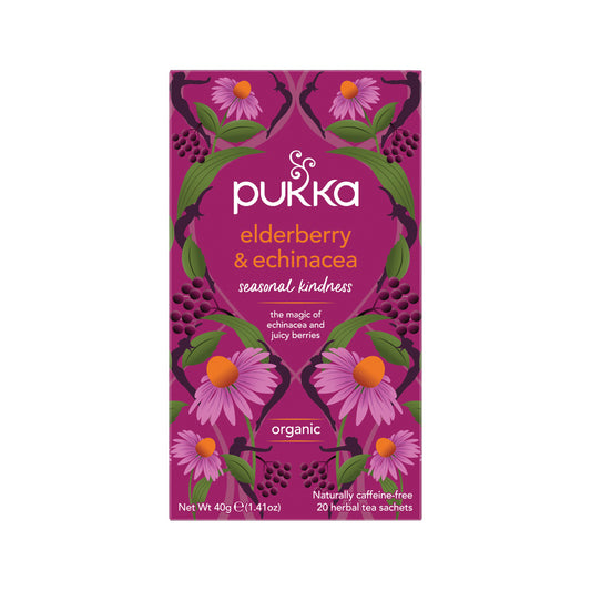 Pukka Organic Elderberry & Echinacea x 20 Tea Bags