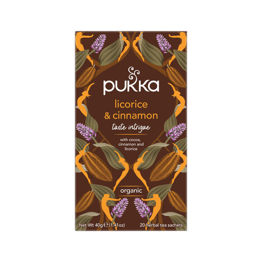 Pukka Organic Licorice & Cinnamon x 20 Tea Bags