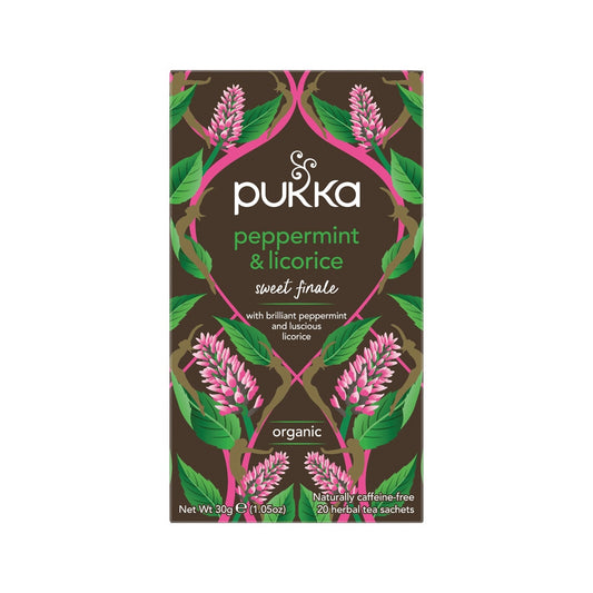 Pukka Organic Peppermint & Licorice x 20 Tea Bags