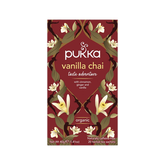 Pukka Organic Vanilla Chai x 20 Tea Bags