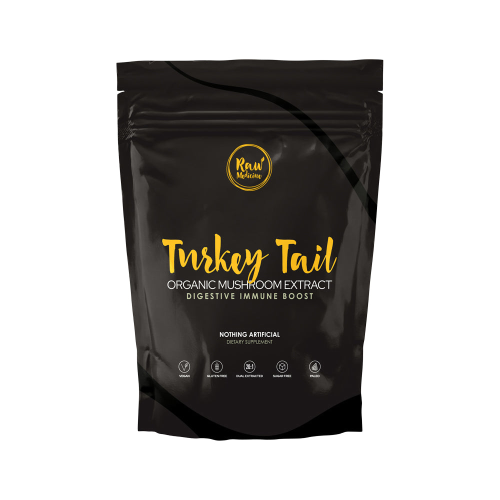Raw Medicine Organic Mushroom Extract Turkey Tail 100g