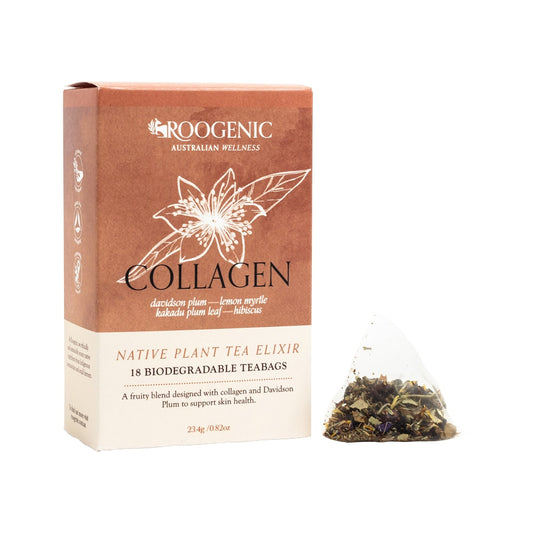 Roogenic Australia Collagen (Native Plant Tea Elixir) x 18 Tea Bags