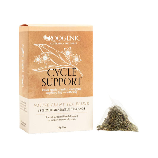 Roogenic Australia Cycle Support x 18 Tea Bags (previously Women's Balance)