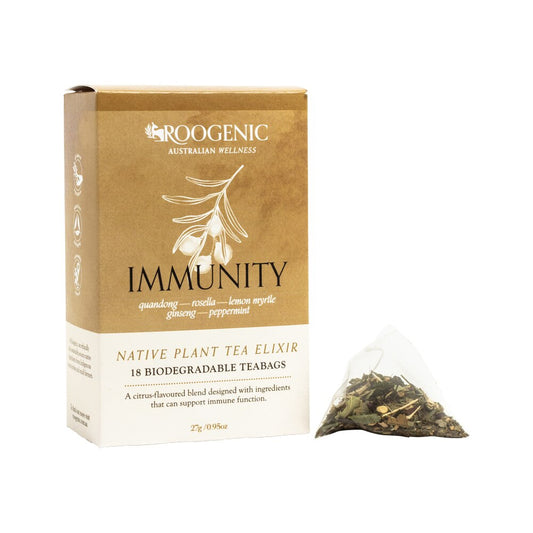 Roogenic Australia Immunity (Native Plant Tea Elixir) x 18 Tea Bags