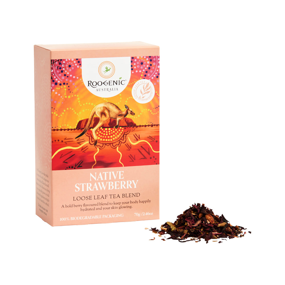 Roogenic Australia Native Strawberry Loose Leaf 70g