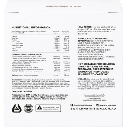 Coffee Mental Focus Elixir Naked Espresso 25pk