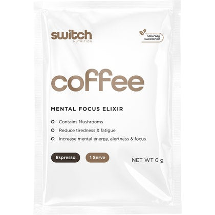 Coffee Mental Focus Elixir Espresso Sweetened 25pk