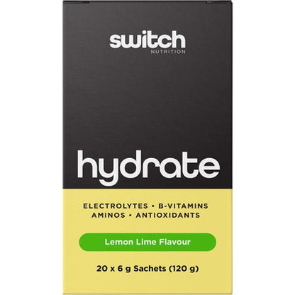 Hydrate Electrolytes No Added Sugar Lemon Lime 20x6g