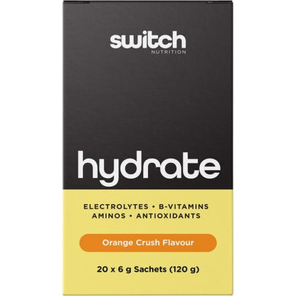 Hydrate Electrolytes No Added Sugar Orange Crush 20x6g