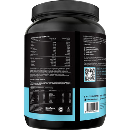 Protein Organic Sprouted Plant Peanut Butter Toffee 900g