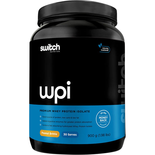 WPI Premium Whey Protein Isolate Peanut Brittle 900g