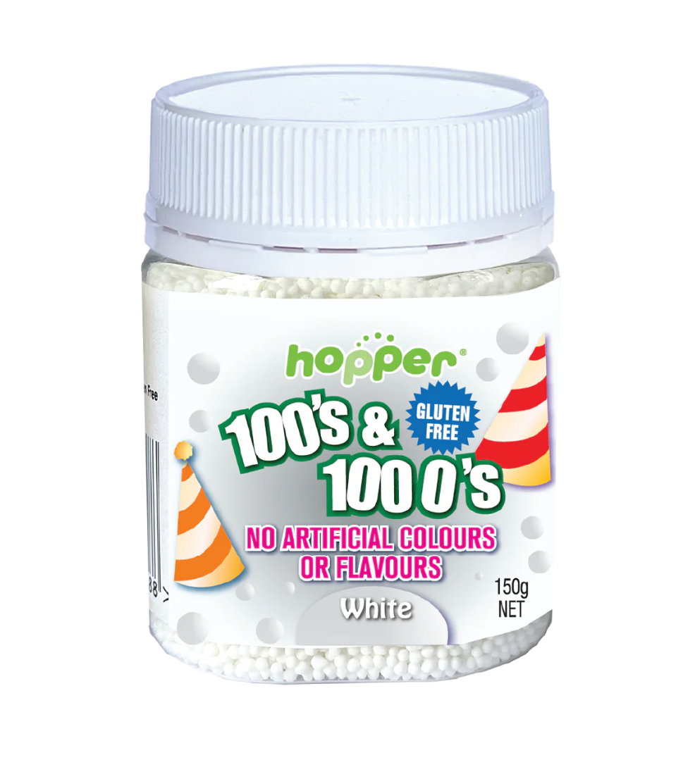 Hopper 100s and 1000s White 150g