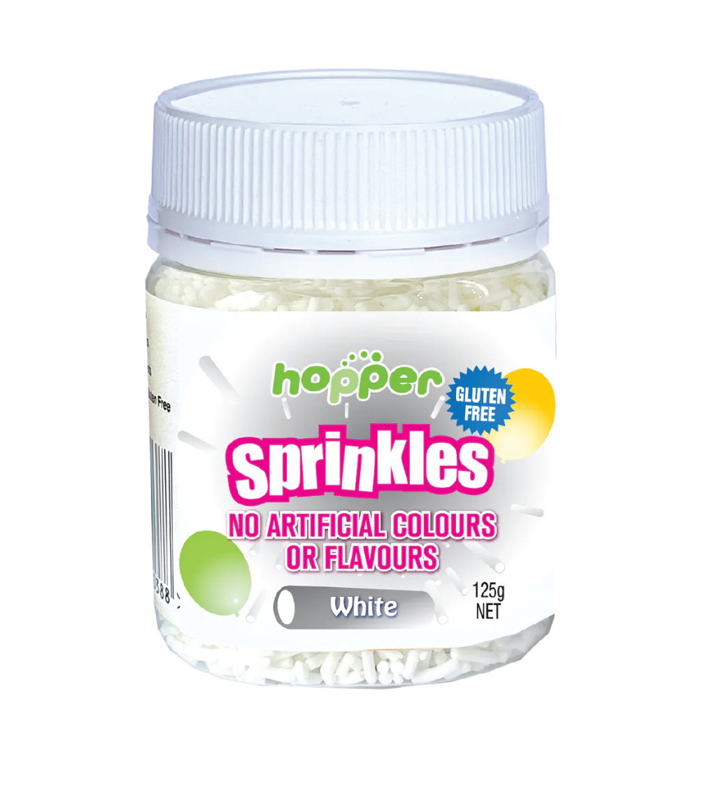 Hopper Sprinkles White 125g