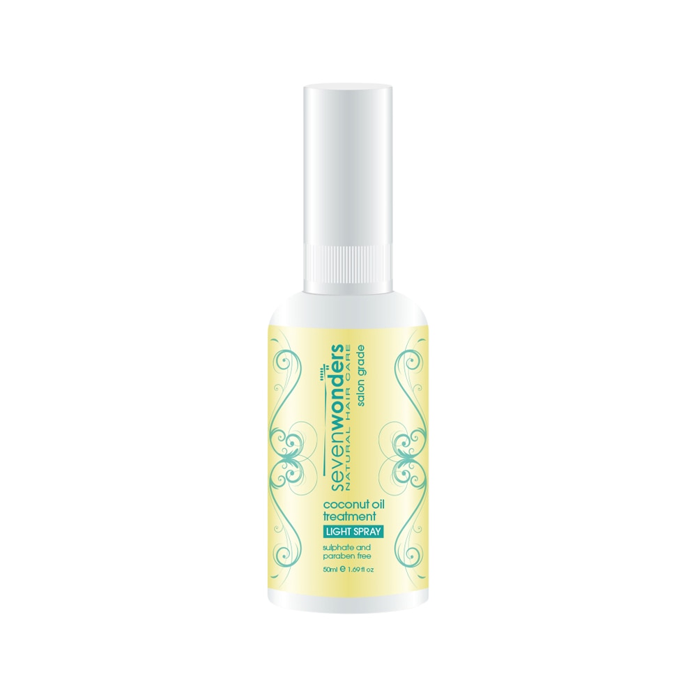 Seven Wonders Natural Hair Care Coconut Oil Treatment Light Spray 50ml