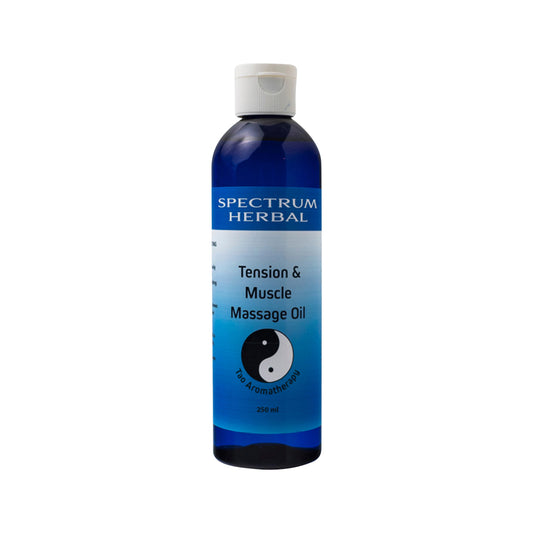 Spectrum Herbal Tao Aromatherapy Massage Oil Tension & Muscle 250ml