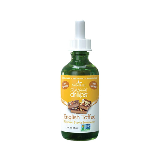 SweetLeaf Sweet Drops Stevia Liquid English Toffee 60ml