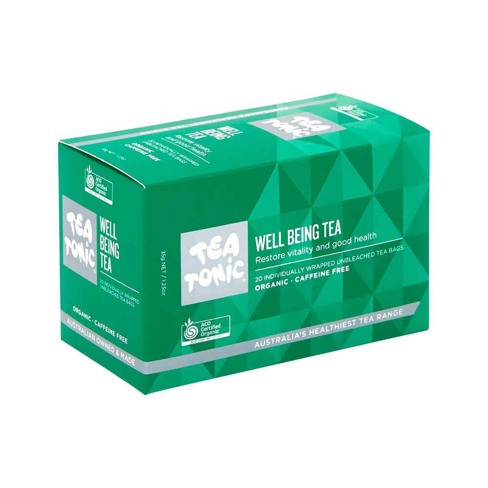 Tea Tonic Organic Well Being Tea x 20 Tea Bags