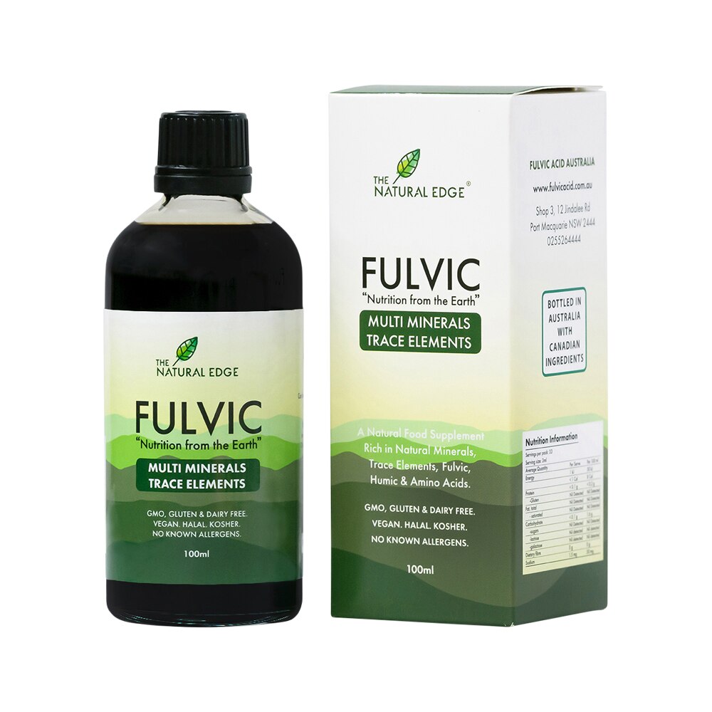 The Natural Edge Fulvic (Multi Minerals Trace Elements) 100ml